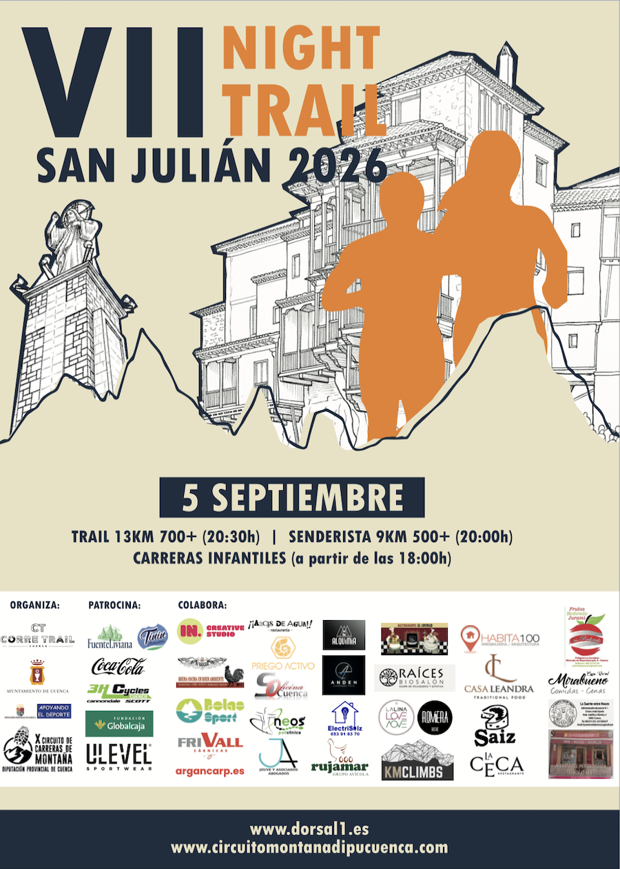 VII Night Trail San Julián – X Circ. Prov. CxM Dip. Cuenca
