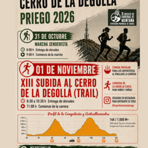 XIV Carrera Subida al Cerro de la Degollá – X Circ. Prov. CxM Dip. Cuenca